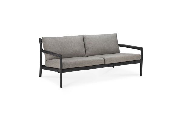 ETHNICRAFT JACK OUTDOOR BANK TEAK ZWART 180X90X73