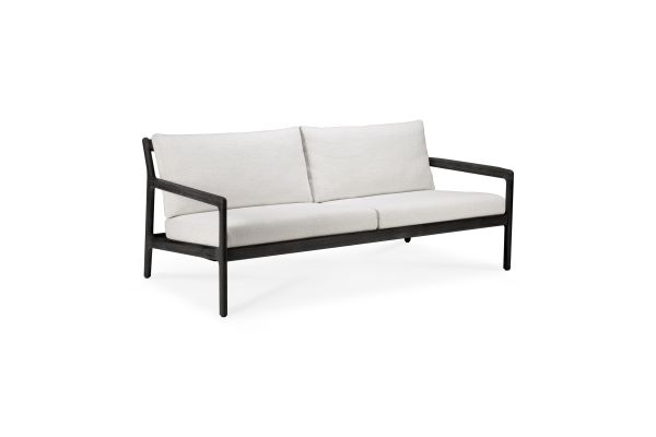 ETHNICRAFT JACK OUTDOOR BANK TEAK ZWART 180X90X73