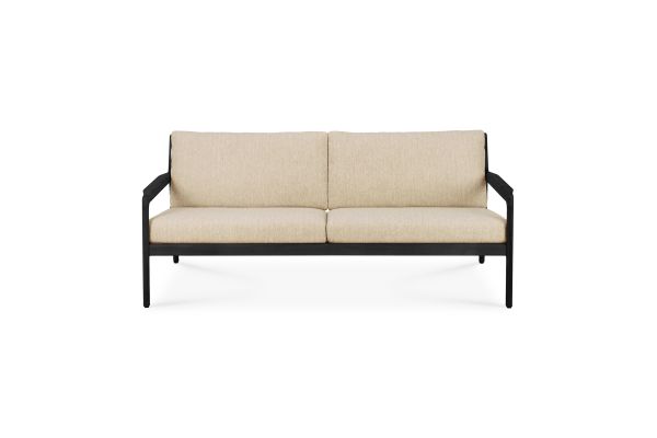 ETHNICRAFT JACK OUTDOOR BANK TEAK ZWART 180X90X73