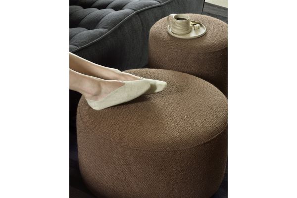 ETHNICRAFT BARROW POEF | KOPER | 60X60X35 CM