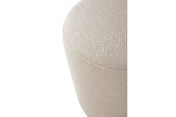 ETHNICRAFT BARROW POOF | OFF WHITE | 40X40X40 CM