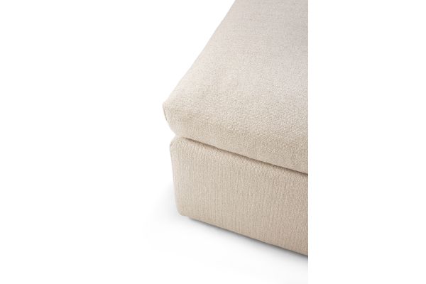 ETHNICRAFT MELLOW FOOTSTOOL | OFF WHITE 