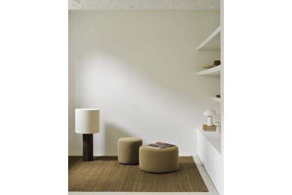 ETHNICRAFT BARROW POOF | GINGER | 40X40X40 CM