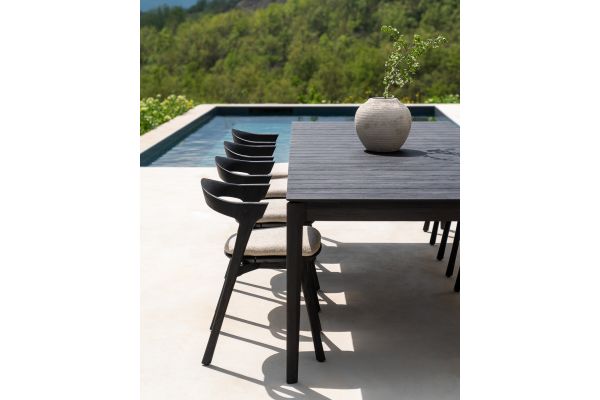 ETHNICRAFT BOK OUTDOOR TAFEL | TEAK BLACK |100X250