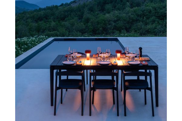 ETHNICRAFT BOK OUTDOOR TAFEL | TEAK ZWART |110X300