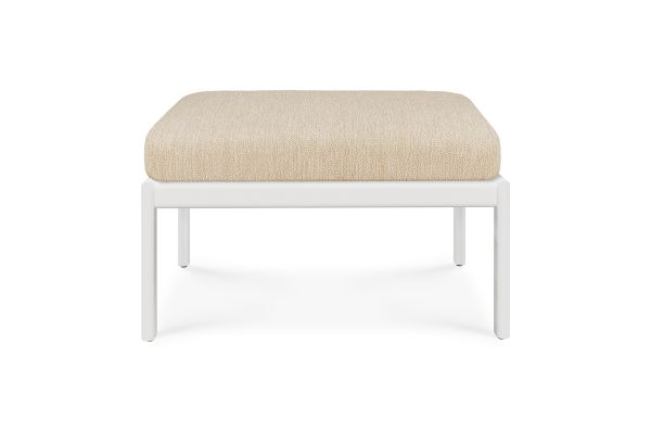 ETHNICRAFT JACK OUTDOOR VOETBANK ALUMINIUM NATURAL