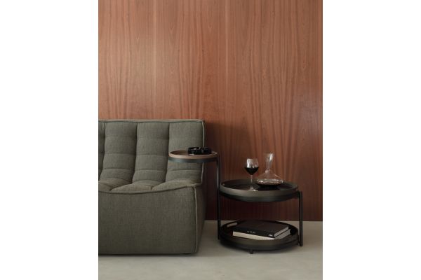 EHNICRAFT SWIVEL TRAY  BIJZETTTAFEL MET DIENBLAD 