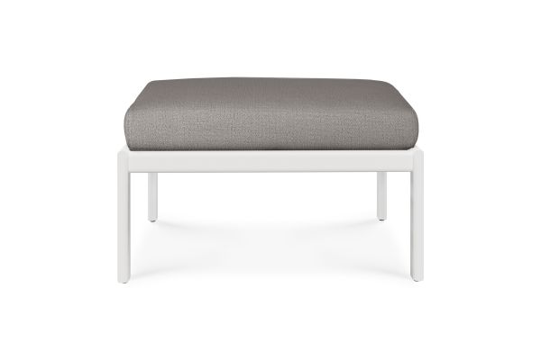 ETHNICRAFT JACK OUTDOOR VOETBANK ALUMINIUM MOCHA