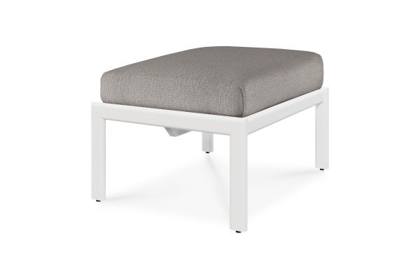 ETHNICRAFT JACK OUTDOOR VOETBANK ALUMINIUM MOCHA