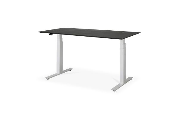 ETHNICRAFT BOK VERSTELBAAR BUREAU ZWART WIT 