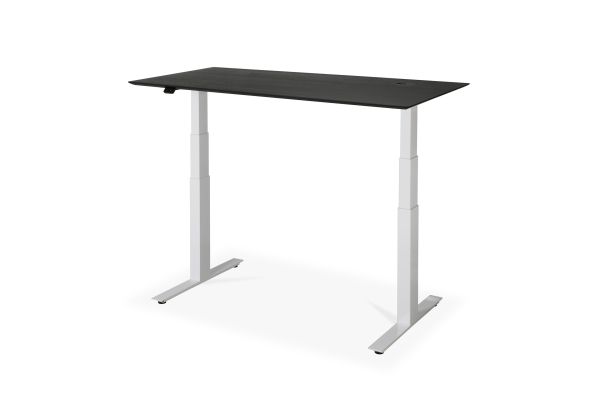 ETHNICRAFT BOK VERSTELBAAR BUREAU ZWART WIT 