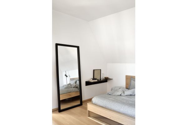 ETHNICRAFT LIGHT FRAME | FLOOR MIRROR | OAK BLACK