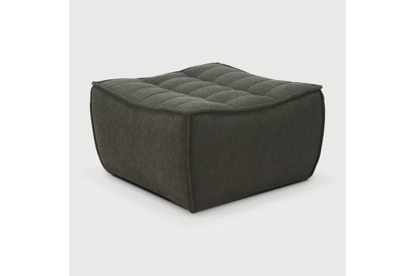 ETHNICRAFT N701 SOFA-FOOTSTOOL-MOSS 70X70X43
