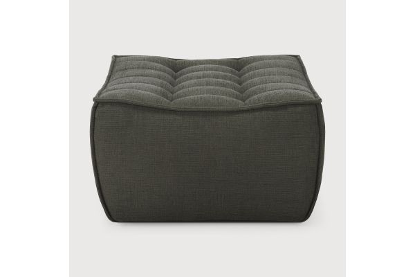 ETHNICRAFT N701 SOFA-FOOTSTOOL-MOSS 70X70X43