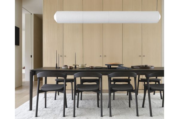 ETHNICRAFT BROWN BOK UITSCHUIFTAFEL 140-220x90x76