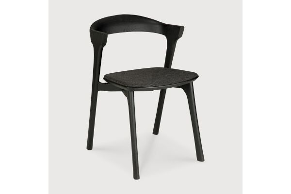 ETHNICRAFT BLACK OAK BOK DINING CHAIR - BLACK