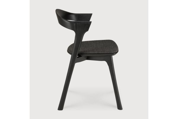 ETHNICRAFT BLACK OAK BOK DINING CHAIR - BLACK