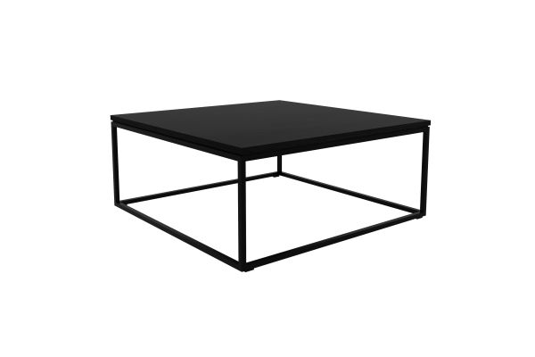 ETHNICRAFT THIN BLACK COFFEE TABLE 70x70x30