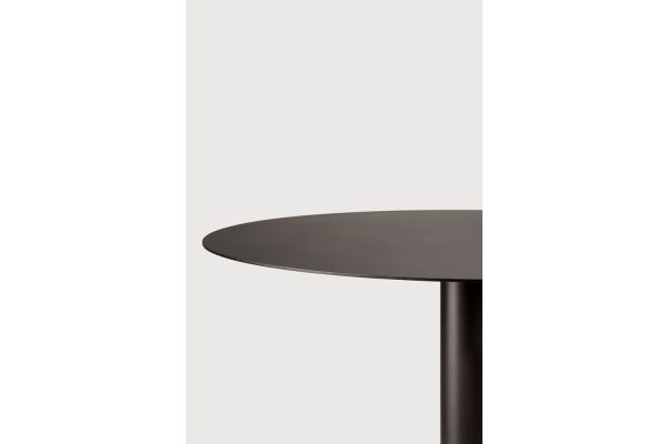 Blend dining table - metal top - Dark Bronze LOW