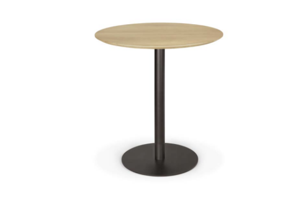 Blend dining table varnished oak top Dark Bronze