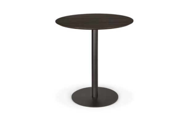 Blend dining table - varnished oak top - brown