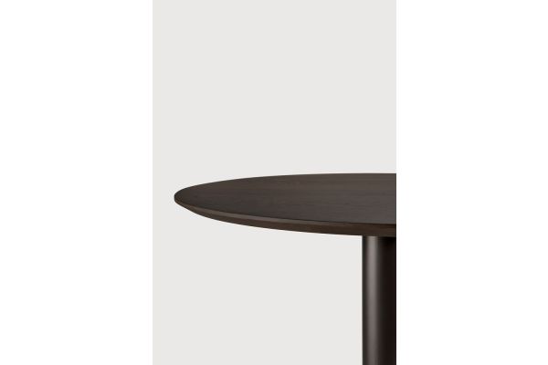 Blend dining table - varnished oak top - brown