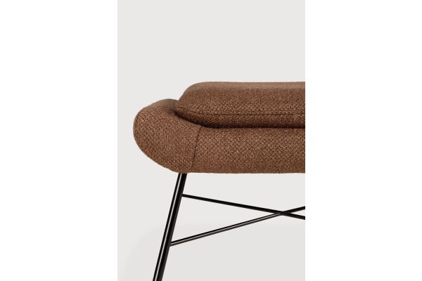 Barrow footstool - Copper fabric