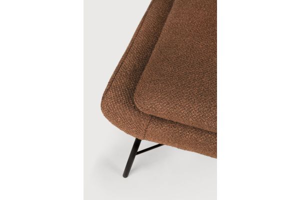 Barrow footstool - Copper fabric