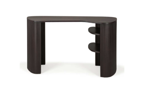 Roller Max desk varnished mahogany dark brown 