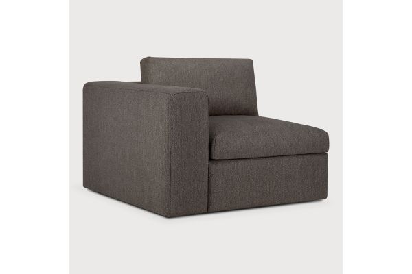 Mellow modular sofa Granite Eco fabric end seat R