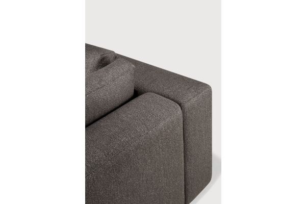 Mellow modular sofa Granite Eco fabric 90° corner