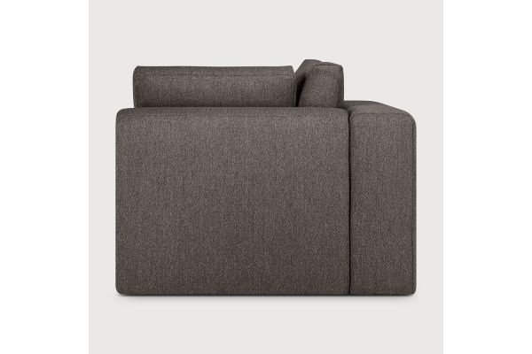 Mellow modular sofa Granite Eco fabric 90° corner