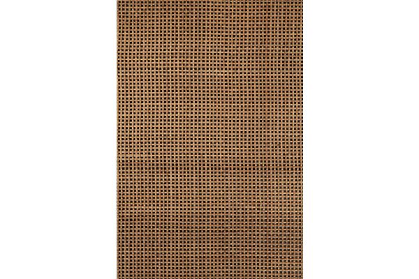 Panel side table varnished teak dark brown