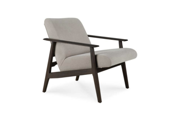 Aspekt lounge chair varnished teak Warm Ash Eco