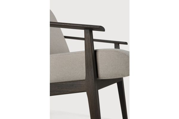 Aspekt lounge chair varnished teak Warm Ash Eco