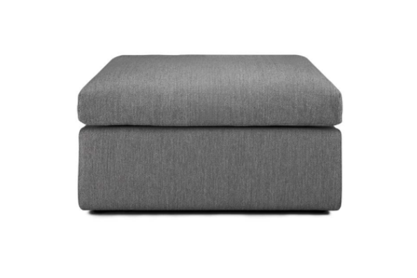 Mellow footstool - Granite Eco fabric