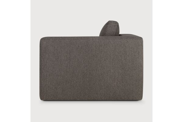 Mellow modular sofa Granite Eco fabric end seat L 