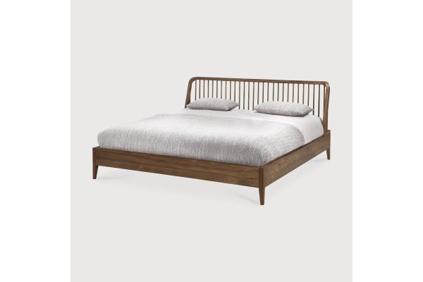 ETHNICRAFT TEAK SPINDLE BED  180 X 200 CM