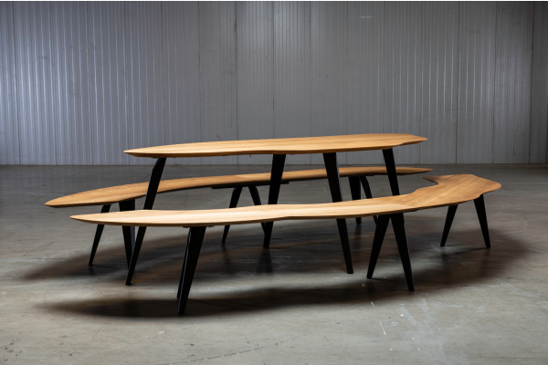 Texel eettafel noten | Seuren Tafels