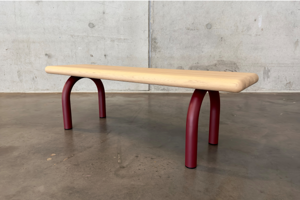 Tunnel eettafel notenhout | Seuren Tafels 