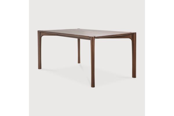PI DINING TABLE - VARNISHED TEAK - BROWN
