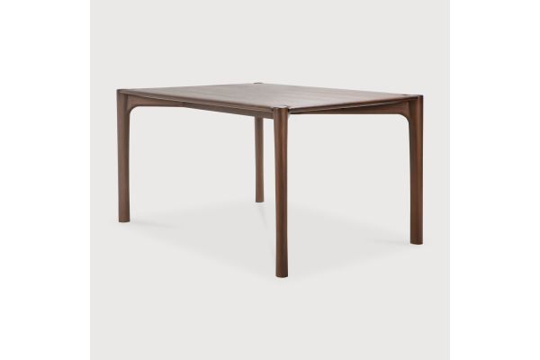 PI DINING TABLE - VARNISHED TEAK - BROWN