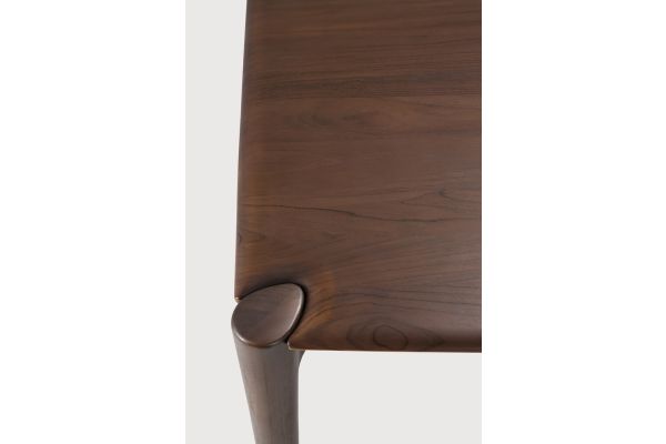 PI DINING TABLE - VARNISHED TEAK - BROWN