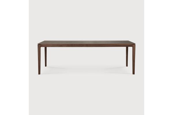 BOK DINING TABLE VARNISHED TEAK - BROWN 
