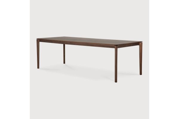BOK DINING TABLE VARNISHED TEAK - BROWN 