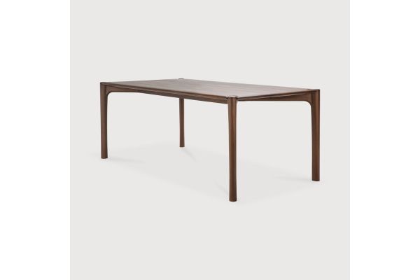 PI DINING TABLE - VARNISHED TEAK - BROWN