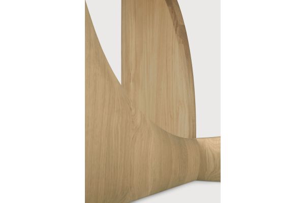 ETHNICRAFT TEAK GEOMETRIC DINING TABLE ROUND