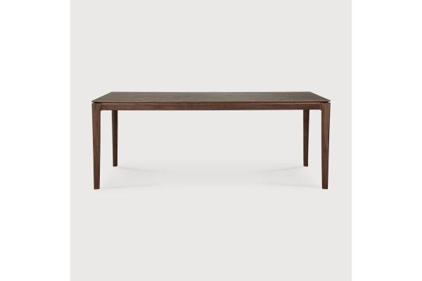 BOK DINING TABLE VARNISHED TEAK - BROWN 