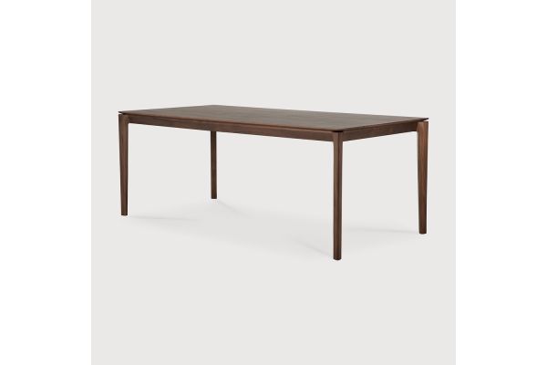 BOK DINING TABLE VARNISHED TEAK - BROWN 