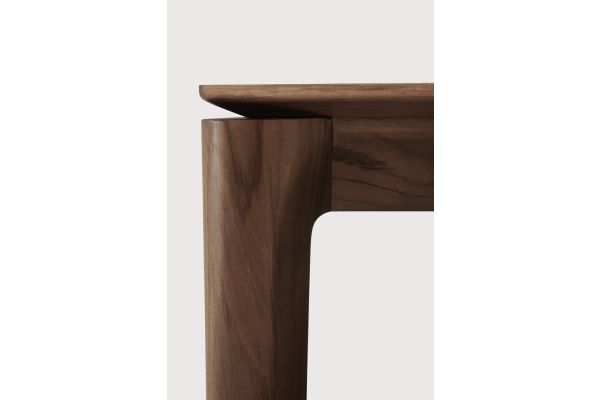 BOK DINING TABLE VARNISHED TEAK - BROWN 